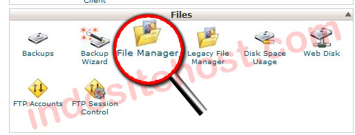 File Manager cPanel